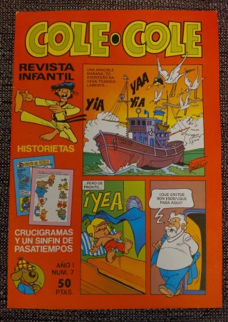 Revista infantil vintage Cole - Cole . 1983.