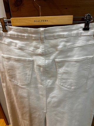 Falda vaquera blanca Talla 42