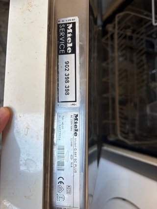 Lavavajillas Miele G 641 SC (Piezas/Reparar)