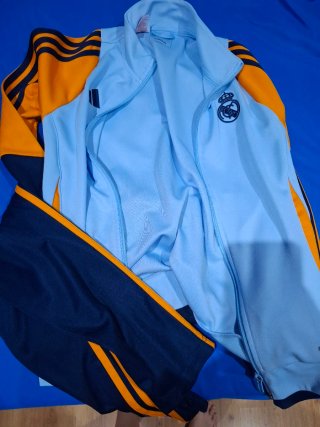 Chándal Real Madrid Adidas Azul Naranja