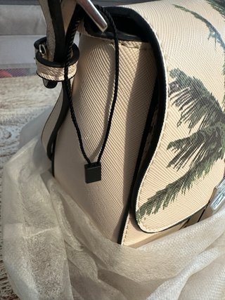 Borsa tracolla Zara palme verdi bianca