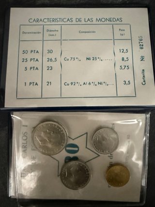 Pruebas Numismáticas 1975