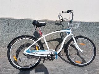 Bicicleta Cruiser Blanca Hornet