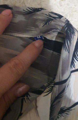 Camisa Jack & Jones Talla M Estampado Palmeras