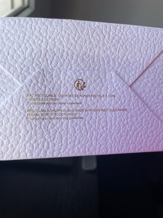 Bolsa de regalo Dior blanca