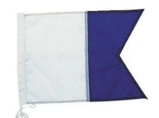 ☸️ Bandera Alfa Tela 30x20