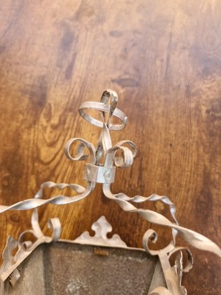 Farolillo decorativo forjado