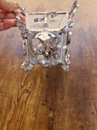 Farolillo decorativo forjado