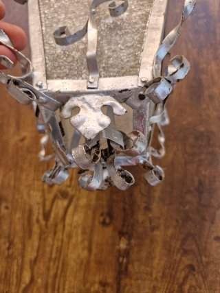 Farolillo decorativo forjado