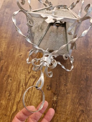 Farolillo decorativo forjado