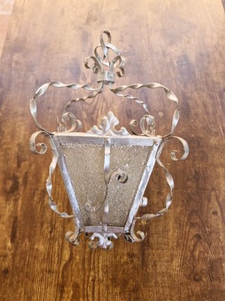 Farolillo decorativo forjado