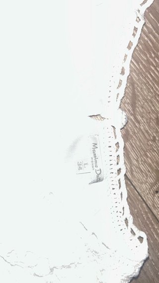Vestido encaje blanco Massimo Dutti