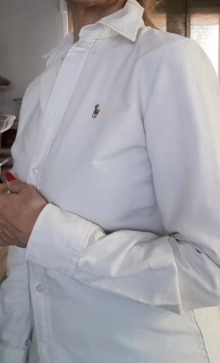 Camisa Polo Ralph Lauren Mujer Blanca