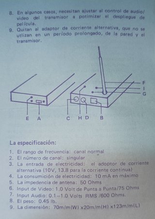 Emisor Video/Audio UT-66