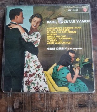 Vinilo Single Baile, Cocktail y Amor Gene Dersin