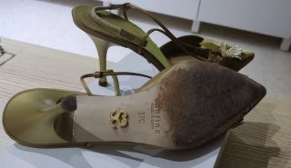 Sandalias doradas