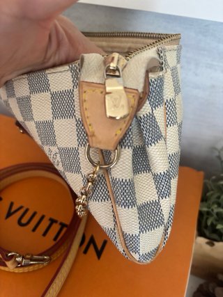 Bolso Eva Clutch Damier Azur