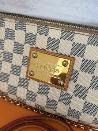 Bolso Eva Clutch Damier Azur