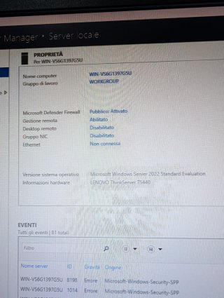 Server Lenovo TS440 Xeon 8GB 2TB