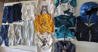 Lotto 16 pezzi invernali neonato 3-6-9 mesi