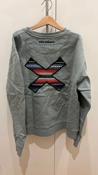 Sudadera Blue Banana Turquesa Talla XS