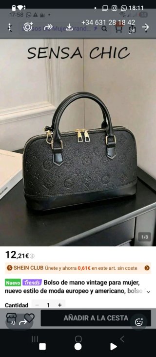 Bolso SENSA CHIC Negro