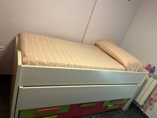 Cama nido con 2 colchones