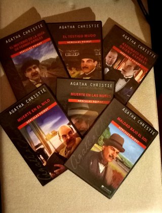 Lote 6 DVDs Agatha Christie Clásicos.