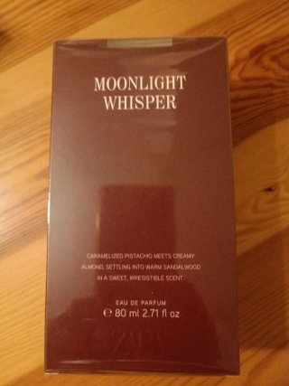 Perfume " MOONLIGHT WHISPER " ZARA 80 ML.