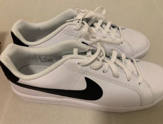 Zapatillas Nike Blancas Logo Negro Talla 42