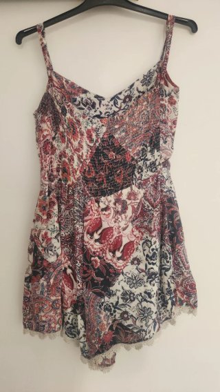 Mono corto estampado flores