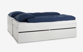 Cama nido blanca con cajones