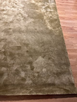Alfombra Beiriz Grande Lana Verde Oliva
