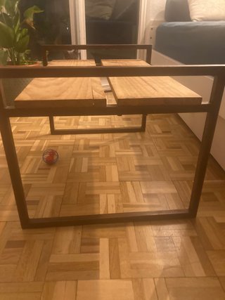 Sofá Cama IKEA Azul y Blanco