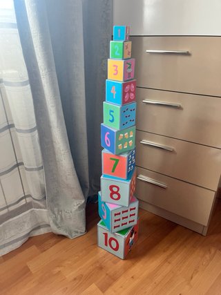 Bloques de números para bebés