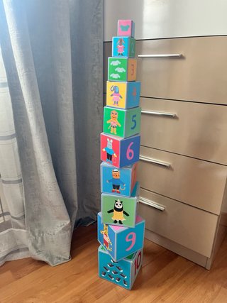 Bloques de números para bebés