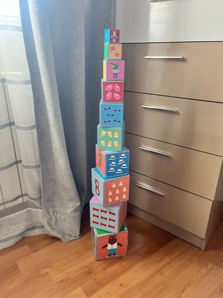 Bloques de números para bebés