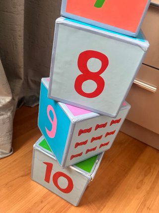 Bloques de números para bebés