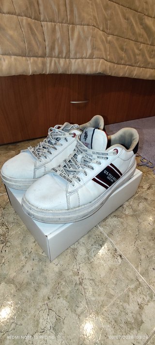 Zapatillas U.S Polo Assn Blancas Talla 41
