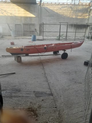 Kayak 2 plazas rígido + carro transporte