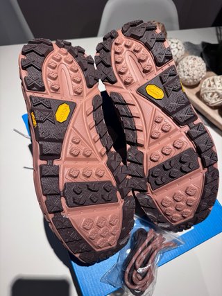 Hoka Zapatillas Piel Marrón/Rosa Talla 42 Nuevas