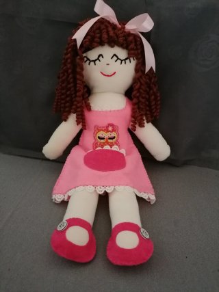 Muñeca de trapo hecha a mano 40cm