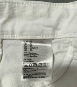 Vaqueros H&M blancos