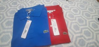 Camisas Lacoste Azul y Roja