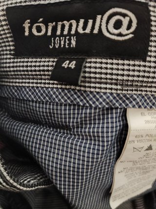 Pantalón de vestir gris hombre