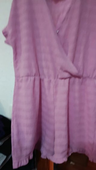 Blusa roja transparente