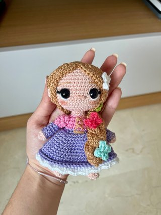 Muñeca Rapunzel Crochet Disney