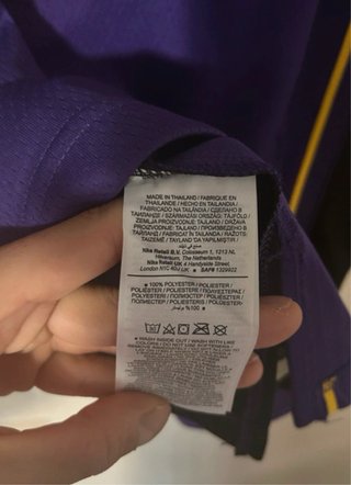 Camiseta NBA Lakers Jordan Talla M