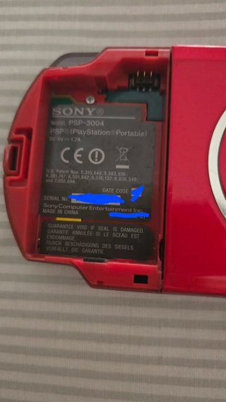 PSP 3000 Rojo Radiante