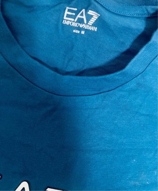 Camiseta Emporio Armani Azul Original